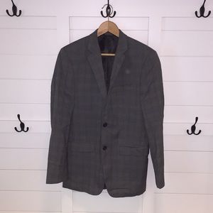 Banana Republic Factory tailored fit gray blazer